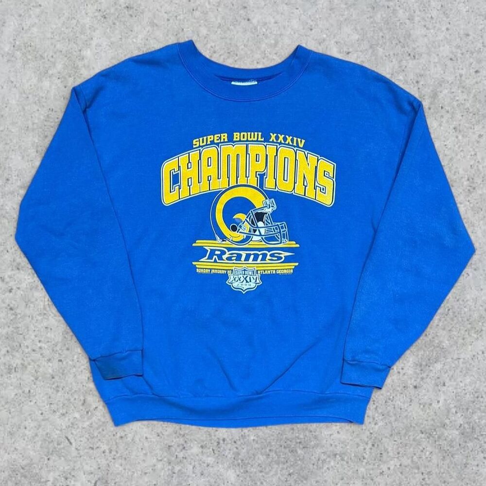 Vintage St. Louis Rams Super Bowl Champions Crewneck Sweatshirt